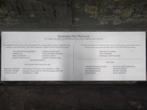 Plaque inscription