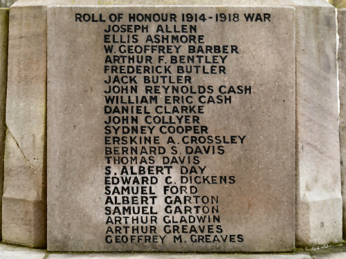 9 o'clock inscription